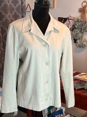 GAP Cream Button-Up Women's Jacket